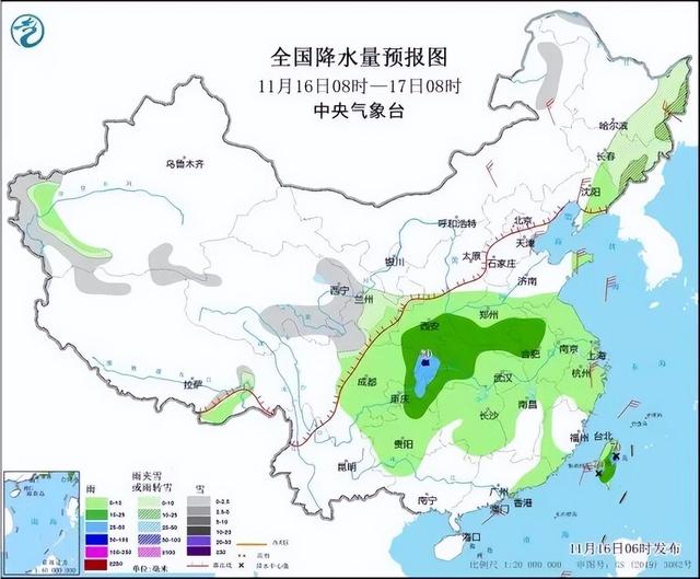 冷冷冷！大风＋降温都来了！全国冰冻线进程图出炉，这些地方雨雪天气持续在线-第2张图片-贵阳人才网