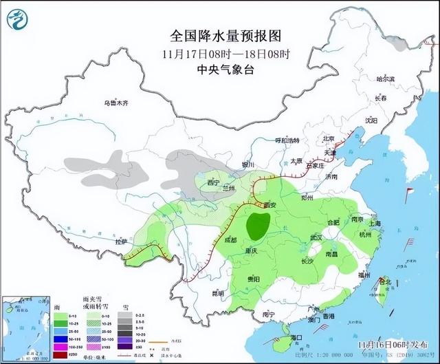 冷冷冷！大风＋降温都来了！全国冰冻线进程图出炉，这些地方雨雪天气持续在线-第3张图片-贵阳人才网