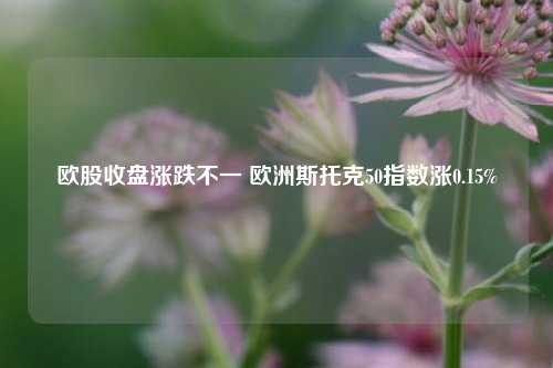 欧股收盘涨跌不一 欧洲斯托克50指数涨0.15%