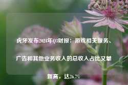 虎牙发布2024年Q3财报：游戏相关服务、广告和其他业务收入的总收入占比又攀新高，达26.7%-第1张图片-贵阳人才网