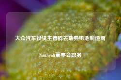 大众汽车投资主管辞去瑞典电池制造商Northvolt董事会职务-第1张图片-贵阳人才网