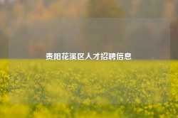 贵阳花溪区人才招聘信息