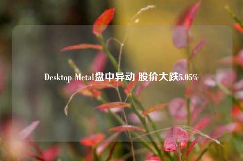 Desktop Metal盘中异动 股价大跌5.05%