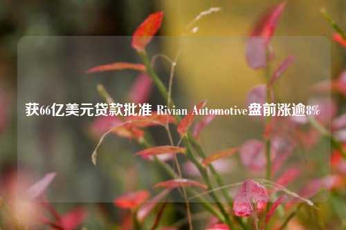 获66亿美元贷款批准 Rivian Automotive盘前涨逾8%