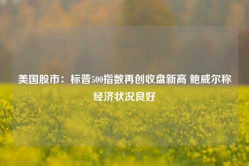 美国股市：标普500指数再创收盘新高 鲍威尔称经济状况良好